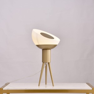 Lámpara de mesa minimalista moderna, luz cálida LED E27, lámpara de escritorio para dormitorio, sala de estar - Product Image 3