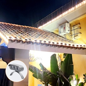 Lampe de toit de temple en forme de croissant, luminaire décoratif ondulé pour pavillon et paysage, idéal pour les toitures de maisons et bâtiments légers. - Product Image 6