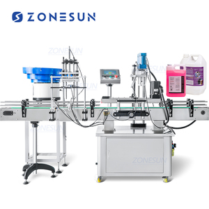 Zonesun เครื่องปิดฝาของเหลวพลาสติกอัตโนมัติ, เครื่องปิดฝาขวดสำหรับล้างรถยนต์ทำจากพลาสติก ZS-XG440H - Product Image 1