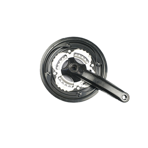 Roue à engrenage variable à <span class=keywords><strong>trois</strong></span> disques de qualité supérieure avec couvercle trou de manivelle carré manivelle de roue dentée de vélo en acier pignon de vélo - Product Image 1