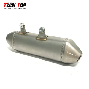 Échappement Slip-On TEENTOP Factory 4 temps pour <span class=keywords><strong>KTM</strong></span> 250/<span class=keywords><strong>350</strong></span>/450/500 EXC-F/FE350/FE501 en acier inoxydable sans DB Killer 50,5 mm - Product Image 3