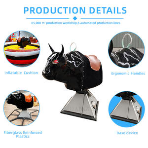 Máquina <span class=keywords><strong>de</strong></span> Rodeo Mecánico para Adultos, Juego <span class=keywords><strong>de</strong></span> Montar Toro Inflable para Exteriores, España - Product Image 2