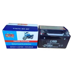 Motor Scooter Usage Battery YTX7A-BS Electric Bike Battery 7Ah12V For Motorcycles