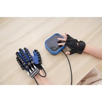Gants de rééducation Eminent E-952blue avec thérapie par miroir et conception pliable pour l'exercice des doigts et la récupération après un AVC