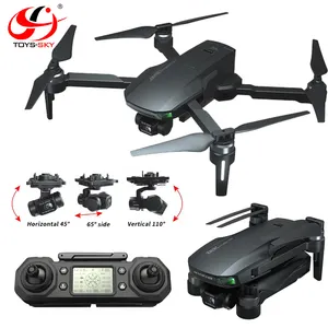 2021 Foldable 5G Brushless RC Drone 6K WIFI With 3 Axis Gimbal Camera 22 Mins Long Flight VS GD89 SG906 PRO MAX