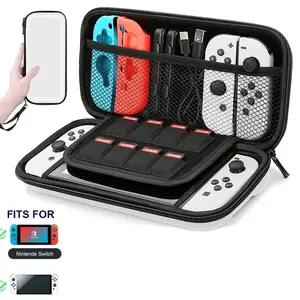 닌텐도 스위치 OLED 게임 콘솔 액세서리 맞춤형 하드 휴대용 가방 도구 정리를위한 oem 공장 대용량 EVA 케이스