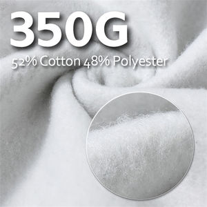 Sweat à capuche surdimensionné pour homme avec logo personnalisé, en molleton de coton et polyester mélangé 350GSM, pull à capuche unisexe, sweat à capuche uni vierge - Product Image 5