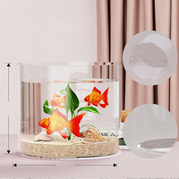 Pot en verre borosilicaté haute capacité monocouche vente en gros pour décoration de bureau, aquarium, arrangement floral et vase.