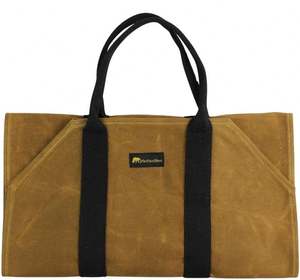 Sac de transport pour bûches, sac de rangement pour bois de chauffage, sac de transport pour bûches, sac en toile résistante du Vietnam pour sac comprimé sous vide, personnalisé - Product Image 1