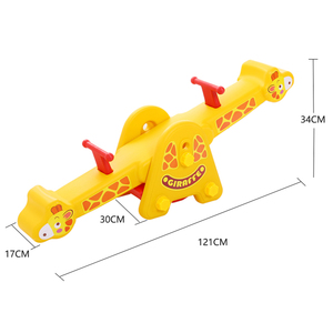 Equipo de Juegos Infantiles de Alta Calidad para Interiores, Balancín de Plástico con Forma de Animal, Jirafa, Balancín para Niños, Tobogán para Uso Comercial - Product Image 5