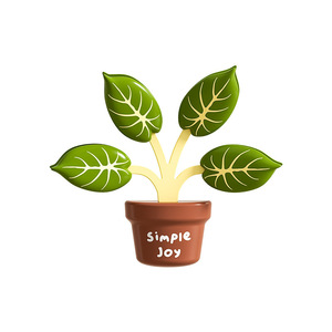 Clip de fermeture magnétique réutilisable pour sacs alimentaires Mind Creation Green Plant, pour la cuisine et le réfrigérateur - Product Image 1
