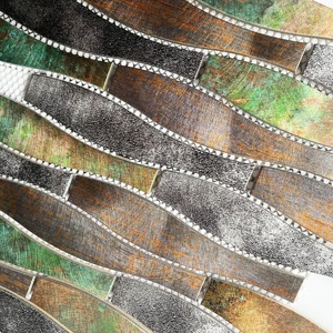 Azulejos de Mosaico Metálico Modernos, Resistentes al Agua, Ecológicos, de Lujo, con Diseño de Bola de Boliche, para Sala de Estar, Baño, Cocina, Revestimiento de Paredes, <span class=keywords><strong>Villa</strong></span> - Product Image 4