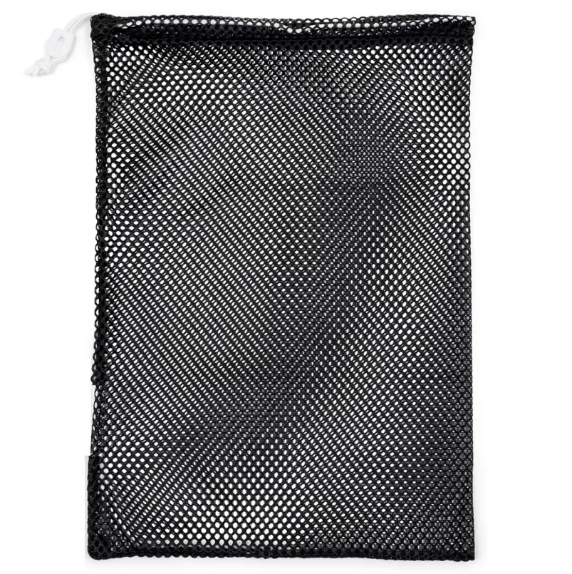 ECO polyester soap packaging net small drawstring nylon Shoulder Strap Sports Mesh Bag