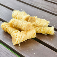 Allume-feu en bois naturel pour barbecue et camping - Taille personnalisable, léger, imperméable, coupe-vent, facile à nettoyer