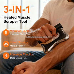 Cuchillo de Masaje Manual para Tejido Profundo, Masajeador Muscular con Microcorriente, Vibración y Calor, Herramienta de Gua Sha para Alivio del Dolor Corporal - Product Image 2