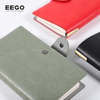 Cahiers en cuir A6 en cuir PU à feuilles mobiles 6 reliure à anneaux couverture souple avec feuilles budgétaires Agenda Organisateur rechargeable