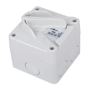 Interruptor de isolamento resistente austrália, mini interruptor de isolamento 1 pólo 10a saa mini interruptor de isolamento travável 56 série isolador interruptor