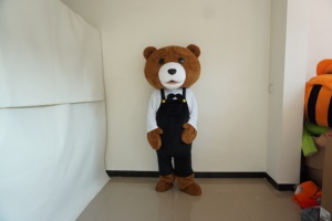 2025 unisexe XL ours en peluche mascotte Costume marron EVA en peluche adulte déguisement pour fête Halloween Cosplay avec accessoire de casque - Product Image 6