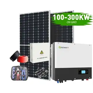 100 kw太阳能电池板200kw并网太阳能商业系统