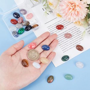 Oval Cristal Pedras Preciosas Cabochões Flatback Pedra De Cristal para Pulseira Colar Brinco Pingente Jóias DIY Artesanato Fazendo - Product Image 2