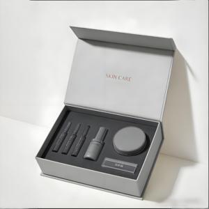 Caja de Cartón Ecológica con Logotipo Personalizado para Crema Facial, Empaque de Cosméticos para el Cuidado de la Piel con Impresión en Relieve y Cartón Gris - Product Image 4