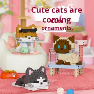 Factory Direct Supply <strong>Lele</strong> Brothers W1522-1523 Micro Particle Building <strong>Blocks</strong> Plastic Model Toy for Pets Cross-Border Toy - Product Image 2