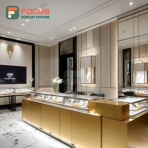 Vitrina Minimalista para Joyería, Panel de Vidrio Templado, Mueble para Exhibición de Joyas en Espacios de Boutique - Product Image 5