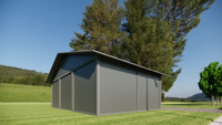 Contenedor Plegable de 20 pies/40 pies, Casa Contenedor Desmontable, Garaje Portátil, Almacén, Villa Modular Prefabricada Económica, Taller