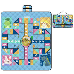 Tapis de pique-nique pliable et portable CPB-001 en Oxford PEVA imperméable pour activités de plein air - Product Image 3