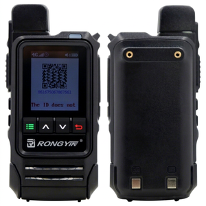 RONG YIN R360 Talkie-walkie 4G POC avec puissance de sortie de 5 W, portée de communication jusqu'à 8 km, résistant à l'eau IPX-1, batterie de 1000-1500 mAh - Product Image 1