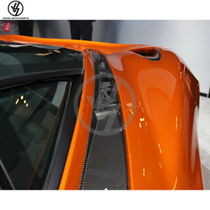 Dry Carbon Fiber Glossy Twill <b>Weave</b> Rear Engine Side Vents Add-on for 720S 2015-2018 Car Parts - Product Image 3