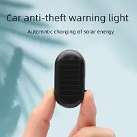 Luz de seguridad para coche, alarma ficticia simulada con energía Solar, advertencia inalámbrica, lámpara de precaución antirrobo, LED intermitente