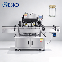 Machine de bouchage de bouteilles en acier inoxydable ESKO pour la production de crèmes cosmétiques, de pâtes, de savon liquide, de contenants en verre et en plastique