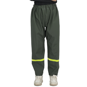 Pantaloni Antipioggia in PVC Pesante, Materiale Spesso, Impermeabili, Antisporcamento, Pantaloni Industriali Protettivi per Esterni - Product Image 1