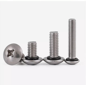 Thép không gỉ din7985 Pan đầu vít không thấm nước với cao su O Vòng niêm phong - Product Image 2