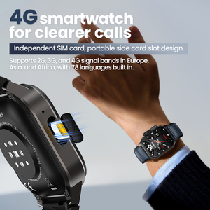 Remax 4G <span class=keywords><strong>Smartwatch</strong></span> Đồng Hồ 19 Độc Lập Sim Gọi 78 Ngôn Ngữ 3MP Máy Ảnh GPS 2GB RAM Ánh Sáng Mặt Trời Hiển Thị Sim Thẻ Thông Minh Đồng Hồ - Product Image 2