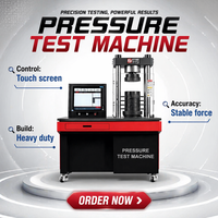 Máquina de Prueba de Presión de Materiales ASTM con Control por Computadora, Pantalla Táctil, Alta Resistencia, Probador de Compresión Electrohidráulico Servo