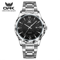 Montre à quartz de luxe pour homme OPK 6003, étanche, avec éclairage nocturne, tendance, pour le sport et les affaires, montre à quartz de personnalité