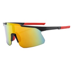 Cycling Glasses <b>Full</b> Rim Spherical Polycarbonate Lens UV400 Anti <b>Slip</b> For Men Cycling Sport Goggles - Product Image 1