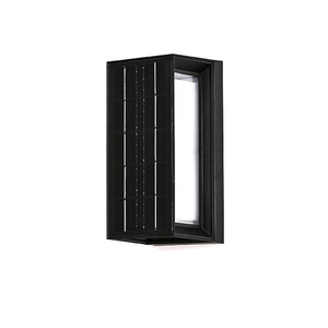 Lampe murale extérieure à énergie solaire 6W, lumière de jardin en ABS, étanche, sans câblage nécessaire - Product Image 1