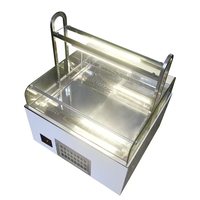 Petite vitrine réfrigérée pour boulangerie, à température unique, refroidissement par air, pour sandwichs et gâteaux, idéale pour petits espaces