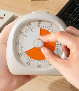 Minuteur visuel rotatif pour adultes et adolescents - Minuteries pour les enseignants en classe, compte à rebours de 60 minutes, outil d'étude pour la maison et l'école - Product Image 3