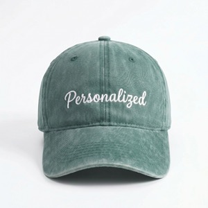 Casquette de baseball brodée personnalisée unisexe réglable en coton à 6 panneaux, style décontracté avec motif lettre sur le devant - Product Image 2