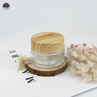 Pot de rangement de luxe en verre hermtique, 1 unité, pour emballage de téflon à thé avec bouchon en bois