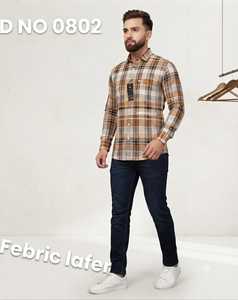 <b>Men's</b> Cotton Twill Plain <b>Party</b> Wear <b>Shirts</b> in Navy Blue Olive Brown and Maroon Solid Colors Full Sleeve Formal Fashion - Product Image 1