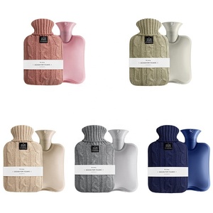 <span class=keywords><strong>Bouillotte</strong></span> avec couvercle tricoté pour le soulagement <span class=keywords><strong>de</strong></span> la douleur des maux <span class=keywords><strong>de</strong></span> tête Crampes Arthrite Douleurs dorsales Blessures musculaires - Product Image 6