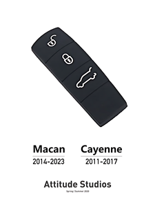 Điều khiển từ xa Key trường hợp thay thế cho Panamera Cayenne Macan taycan Boxster 718 911 làm bằng nhựa cao su phím pad nút - Product Image 6