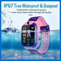 Jam Tangan Pintar Anak Kamera Selfie Jarak Jauh Tahan Air Layar AMOLED Baterai 400mAh Android Tali Silikon yang Dapat Dipakai