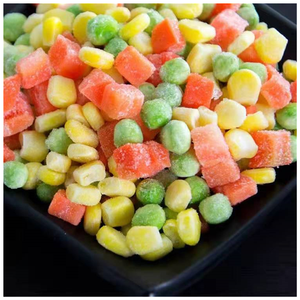 ผักแช่แข็ง Iqf แครอทข้าวโพดถั่วเขียวผักแช่แข็ง3วิธีได้รับการรับรองจากประเทศจีน - Product Image 2
