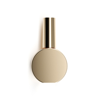 Flacon en verre cosmétique rond de 14 ml pour vernis gel, emballage vide pour laque à ongles et gel coloré